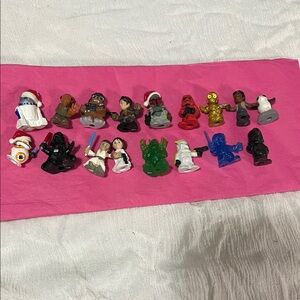Hasbro Star Wars Mini Figures Assortment - Pink, Gold, Blue, Green, Black, White
